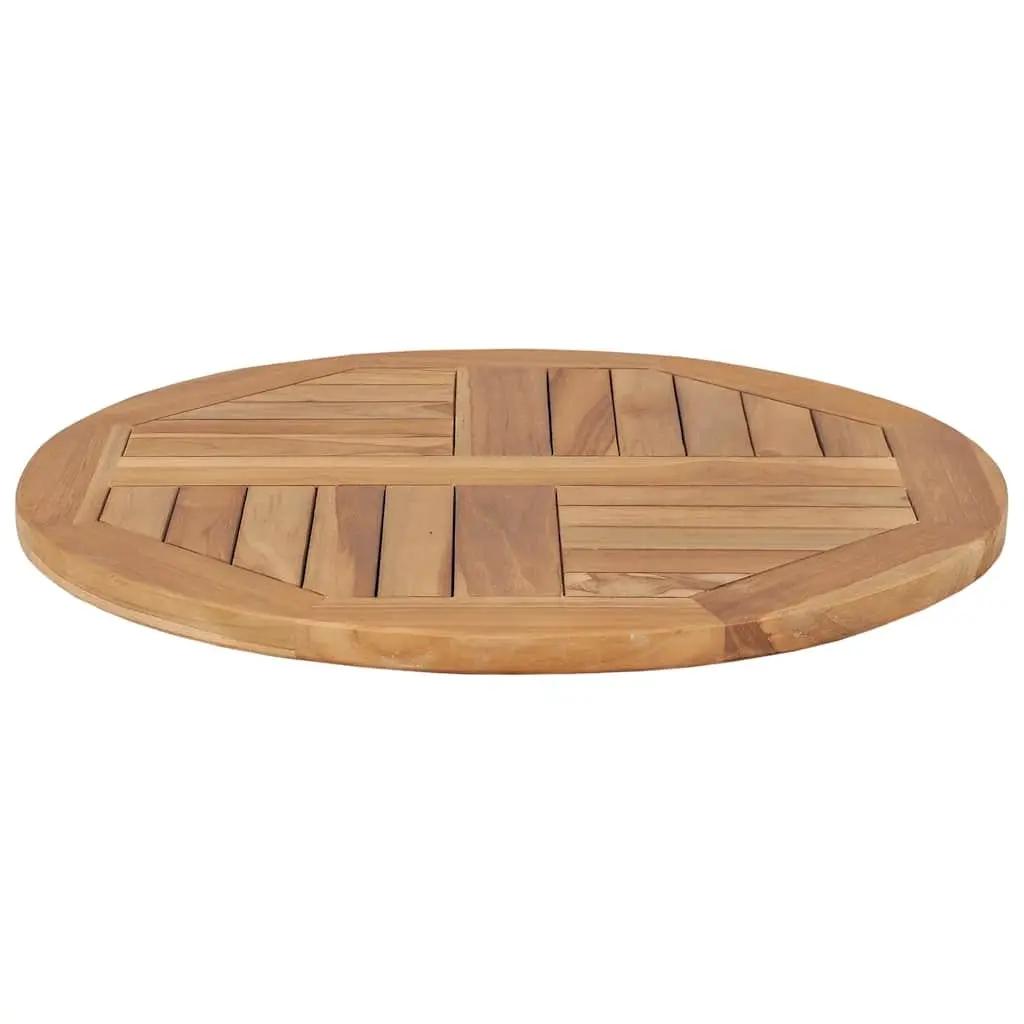 60cm Round Teak Wood Table Top