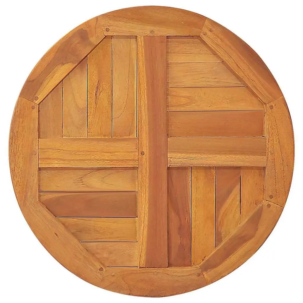 60cm Round Teak Wood Table Top