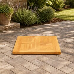 Your Ideal Solid Teak Wood Table Top for Dining Spaces