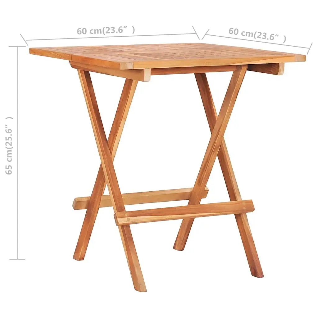 Folding Bistro Table for Relaxing Outdoors