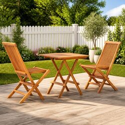 Your New 3 Piece Teak Bistro Set Awaits You