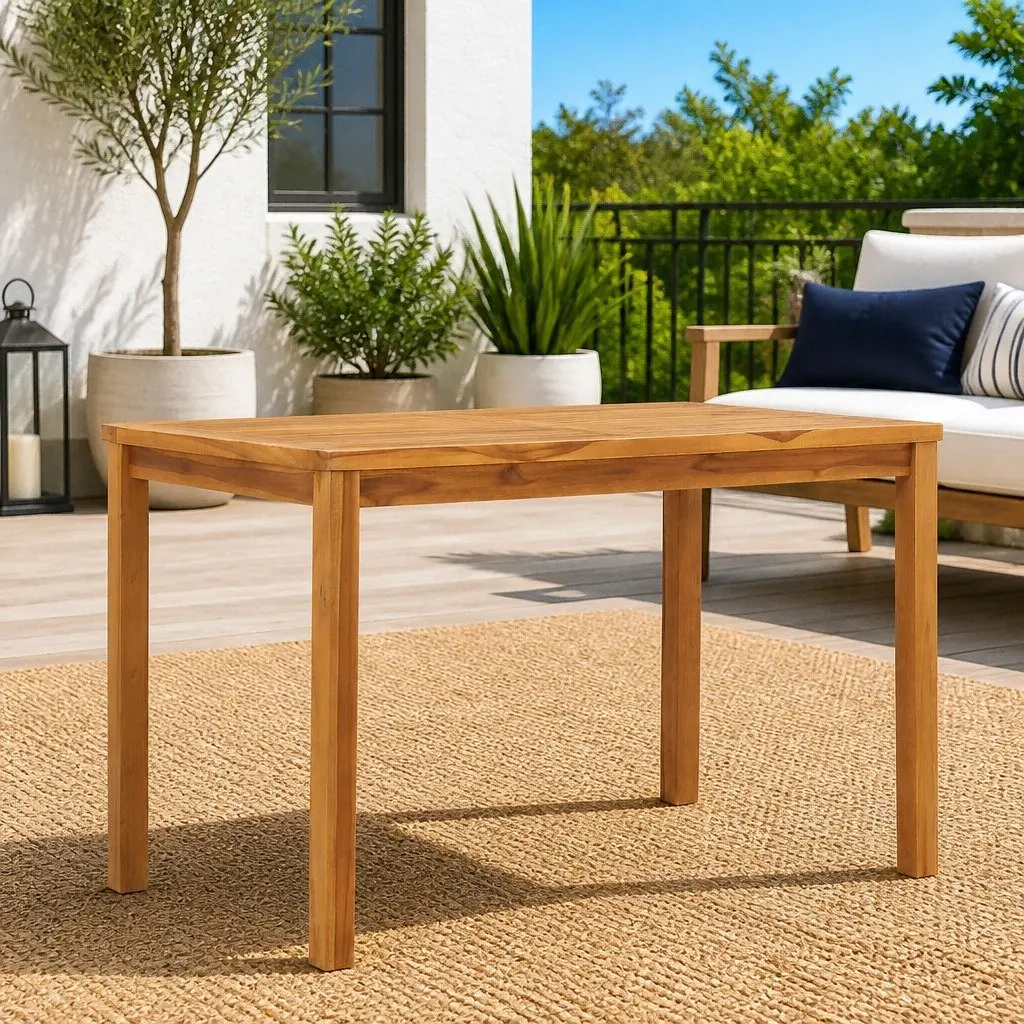 Teak Dining Table for Outdoor Gatherings