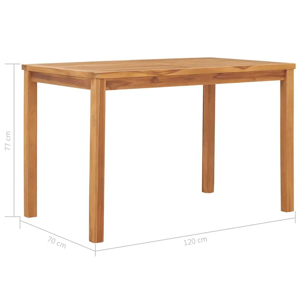 Teak Dining Table for Outdoor Gatherings