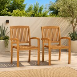 Friendly Stacking Dining Chairs Set for Your Patio