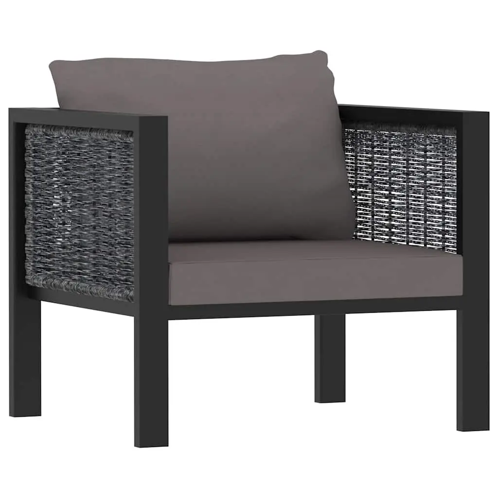 Garden Lounge Set 8 Piece Outdoor Patio Furniture Poly Rattan with Cushions