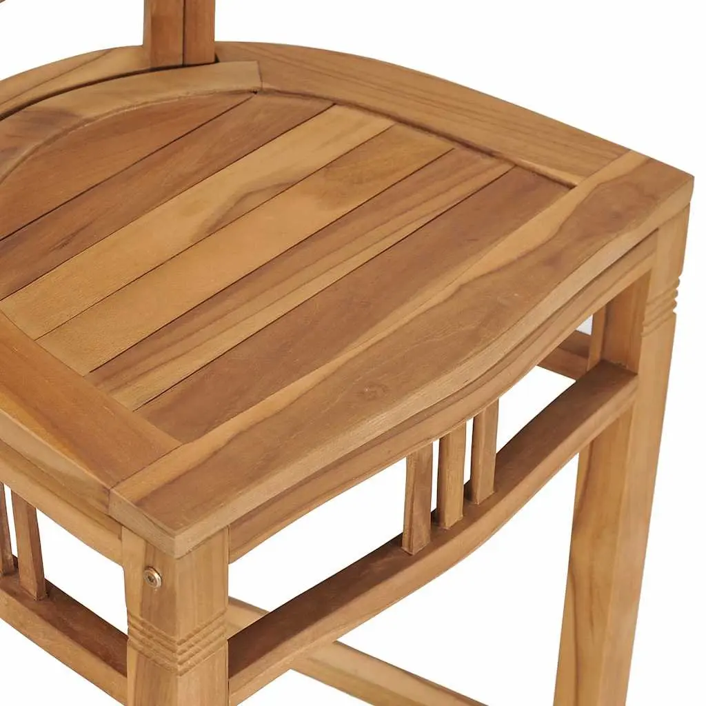 Solid Teak Bar Stool for Indoor and Outdoor