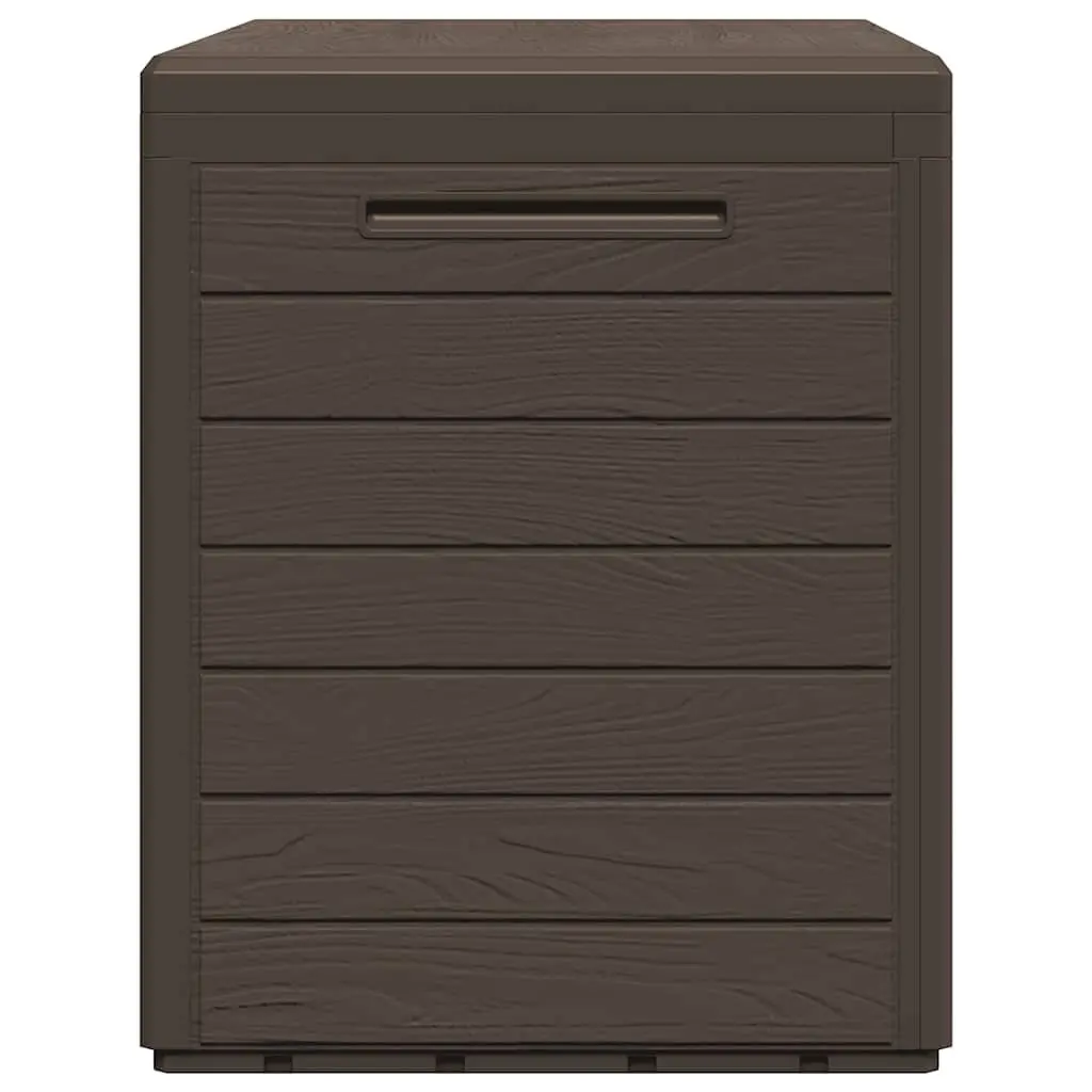Garden Storage Box Brown Outdoor Patio Furniture 78x44x55cm