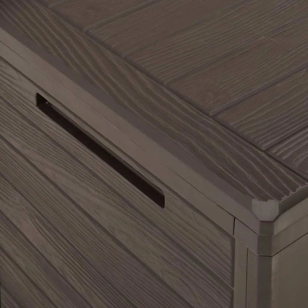 Garden Storage Box Brown Outdoor Patio Furniture 78x44x55cm