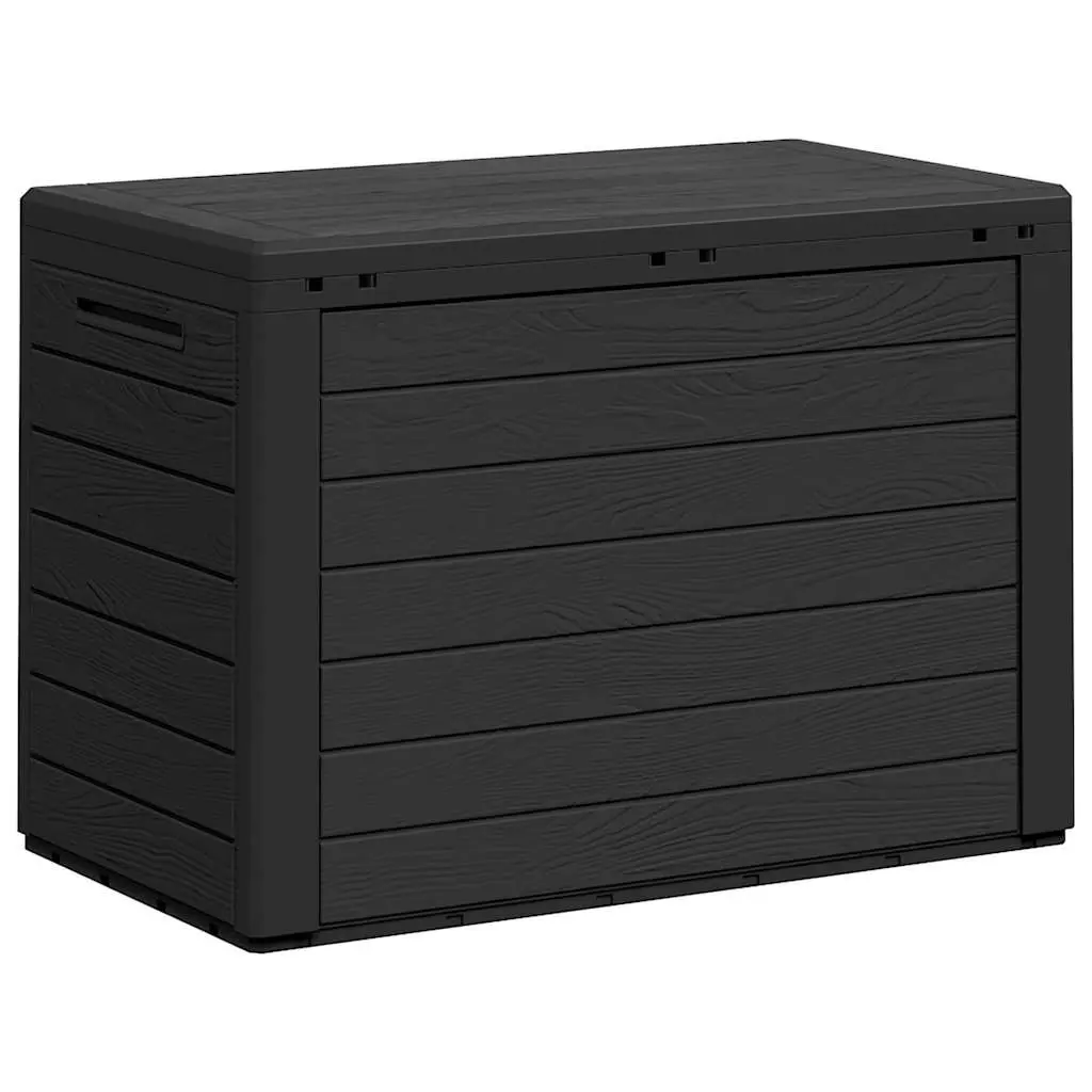 Garden Storage Box Anthracite 78x44x55cm Outdoor Patio Chest Container Organiser