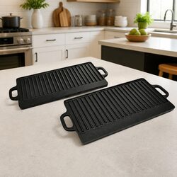 Friendly Cast Iron Griddle Plates for Everyday Cooking
