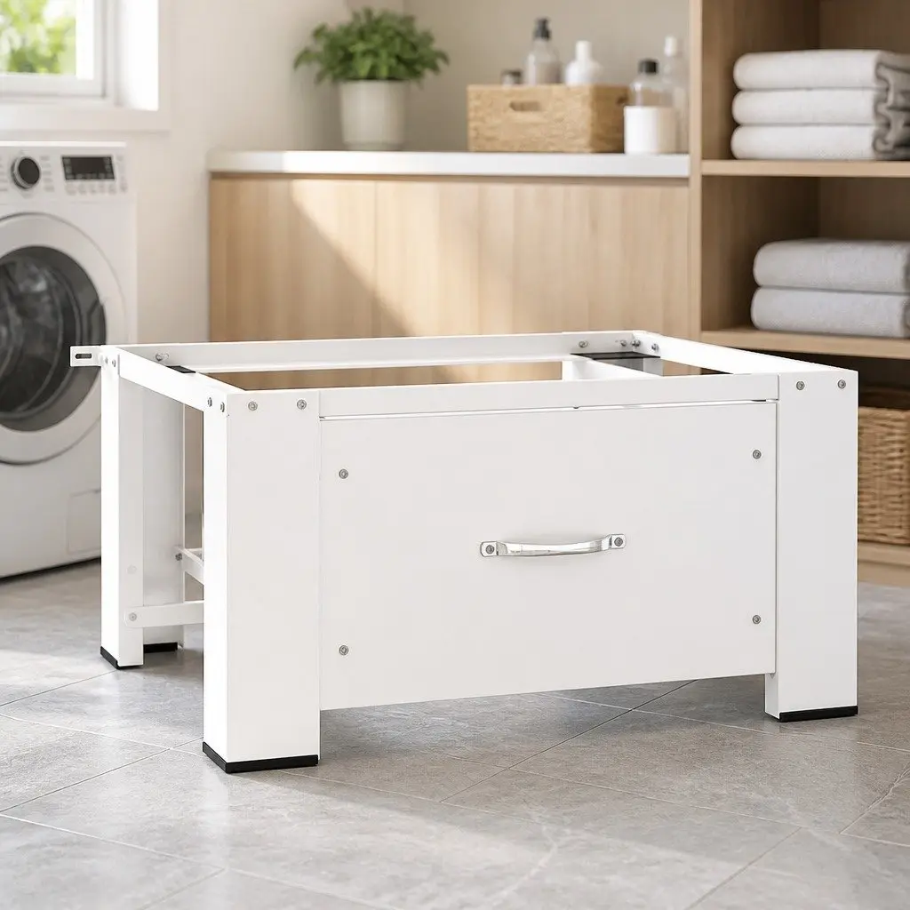 Washing Machine Riser with Extra Storage