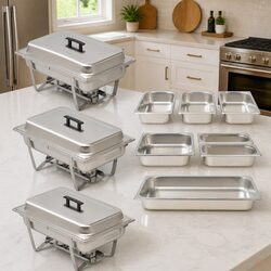 Friendly 3-Piece Chafing Dish Set for Your Events