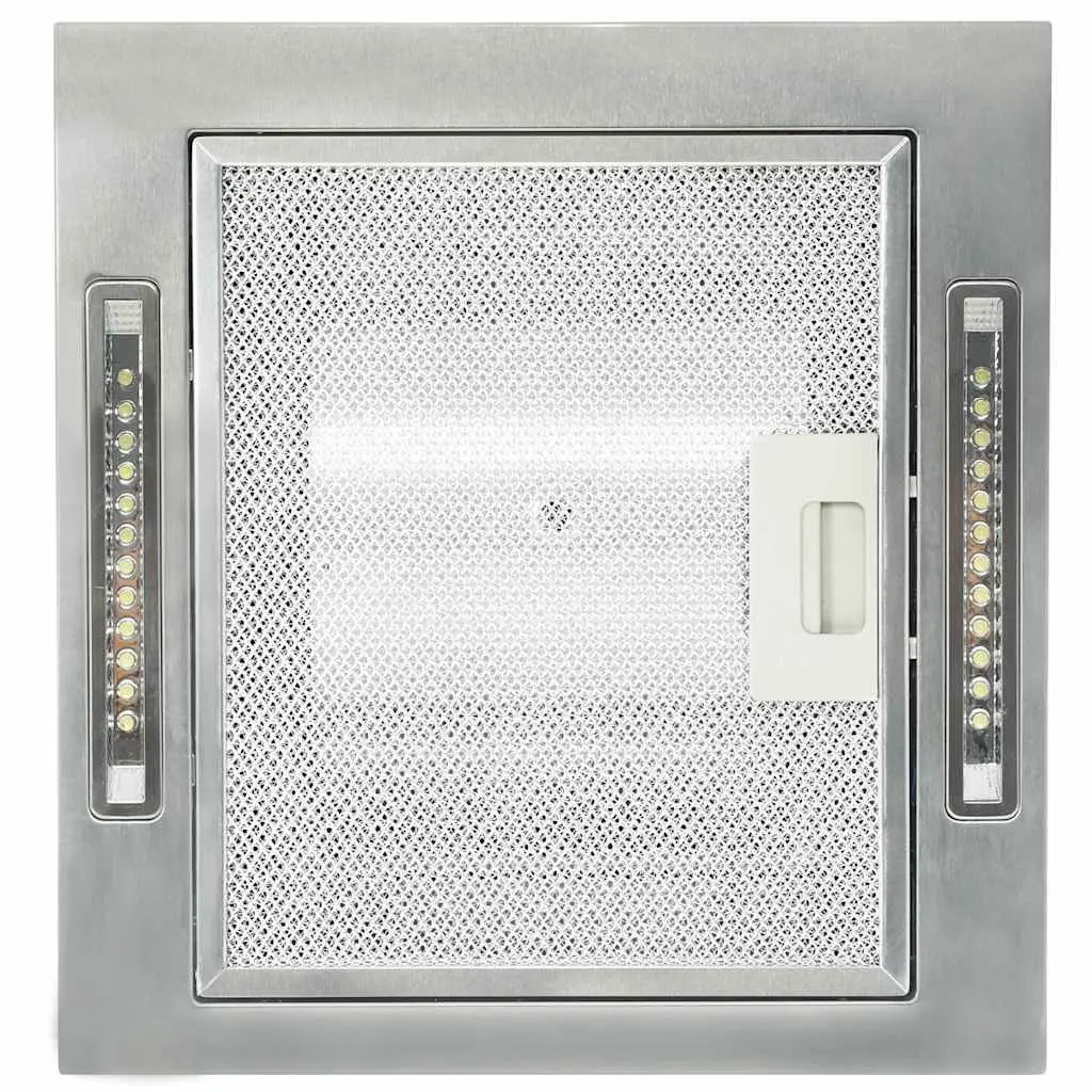 Island Range Hood Touch Sensor LCD Display Stainless Steel 756 m³/h