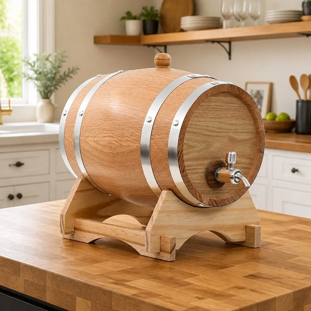 6L Wine Barrel Dispenser