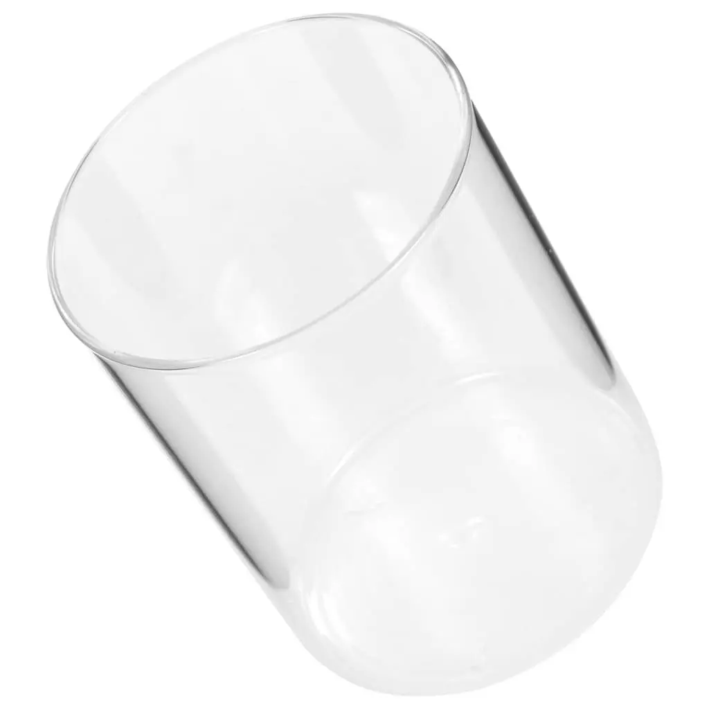 Glass Storage Jars with Cork Lids 650ml Set of 6 Kitchen Pantry Containers