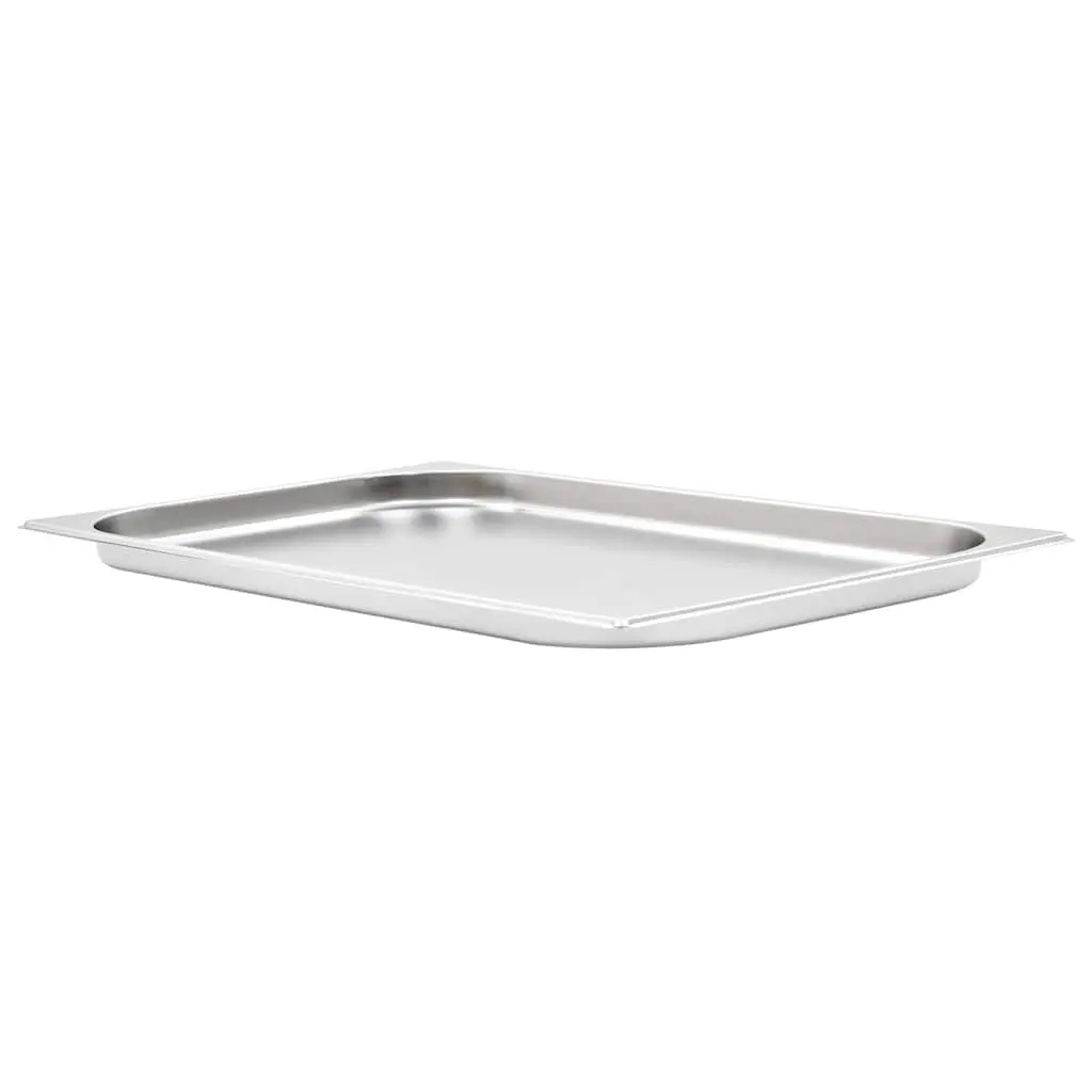 Gastronorm Containers 4 pcs GN 1/1 20 mm Steam Table Pans Kitchen