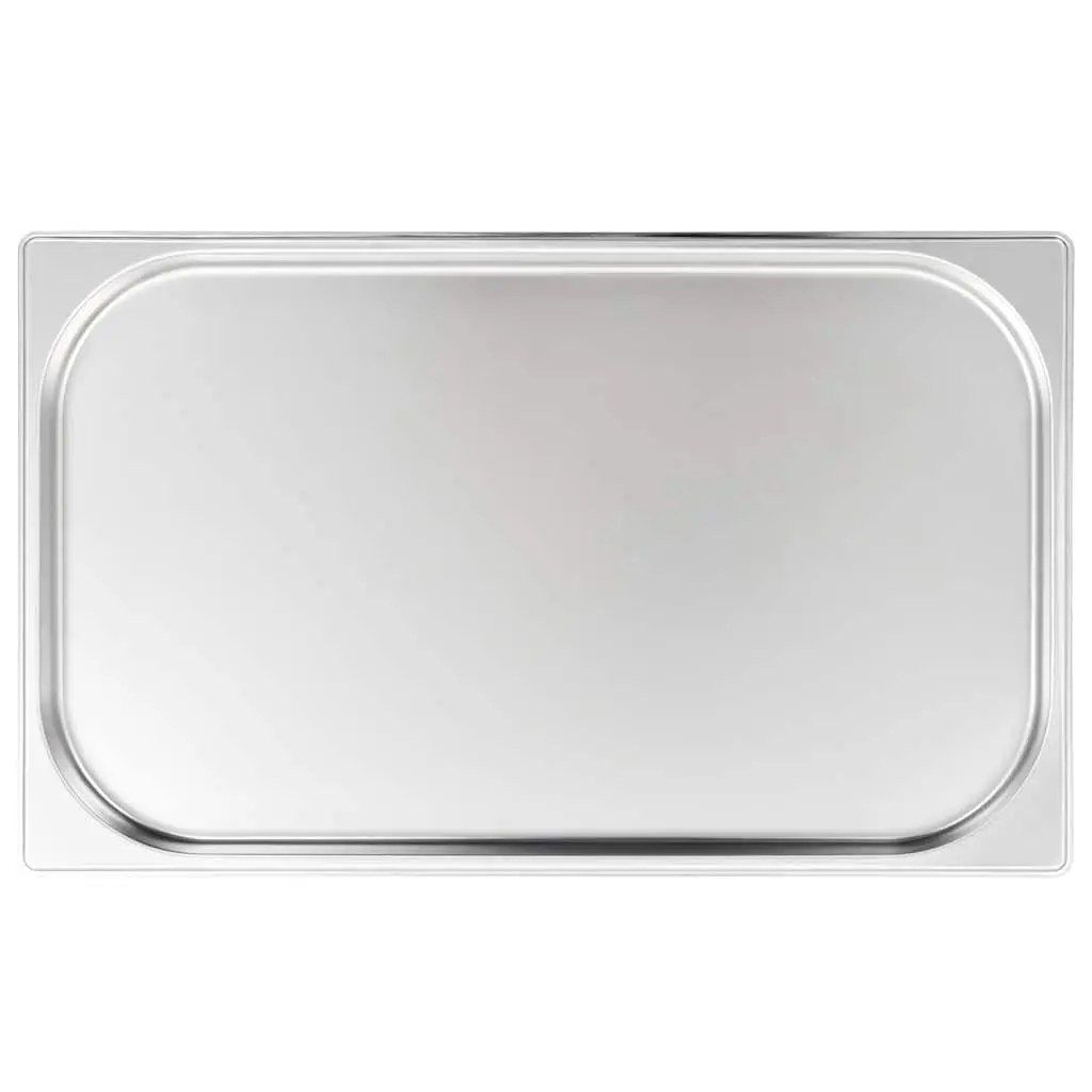Gastronorm Containers 4 pcs GN 1/1 20 mm Steam Table Pans Kitchen