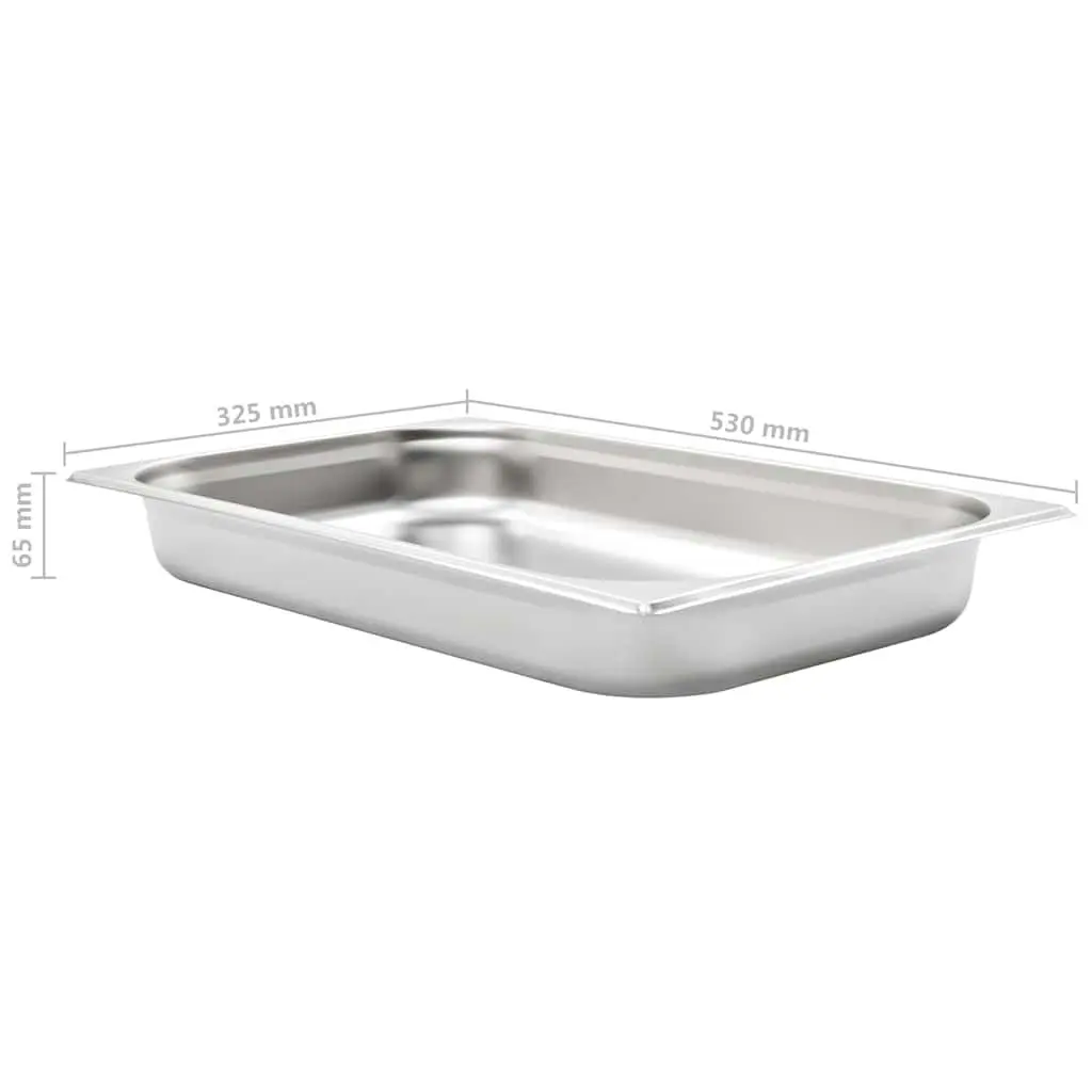 Gastronorm Containers Stackable GN 1/1 65 mm Steam Table Pans