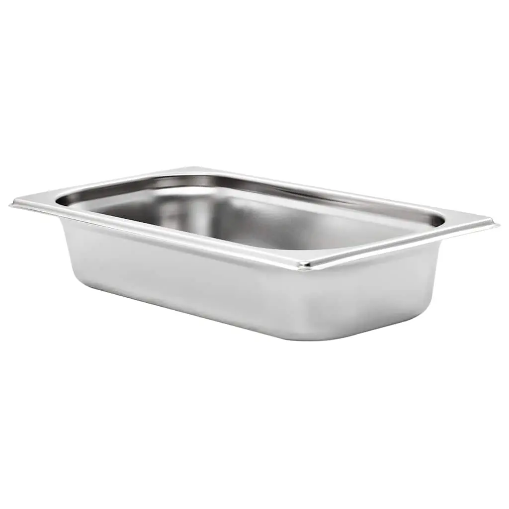 Gastronorm Containers Stackable GN 1/3 65 mm 8 Piece Steam Table Pans