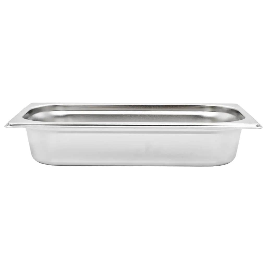 Gastronorm Containers Stackable GN 1/3 65 mm 8 Piece Steam Table Pans