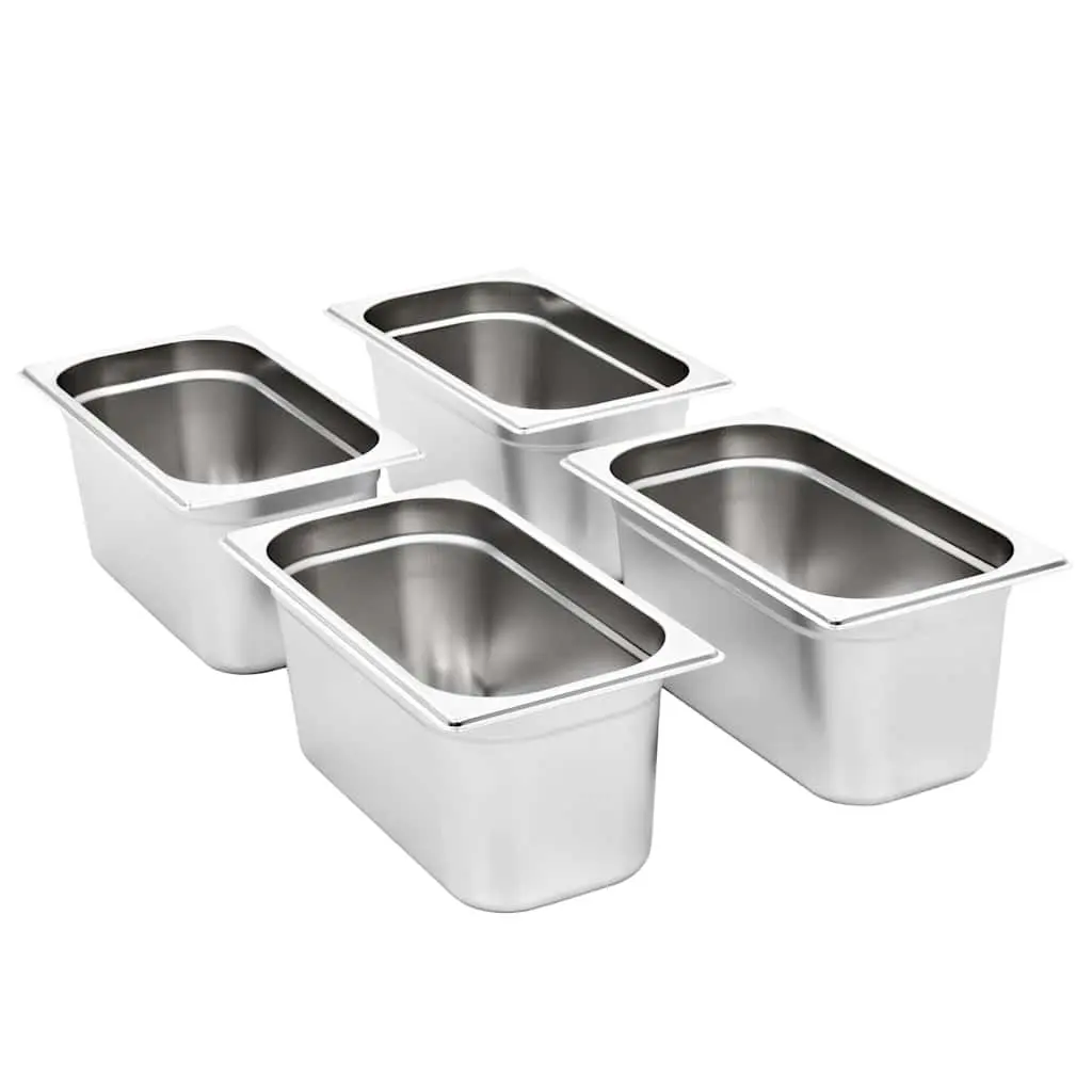 Gastronorm Containers Stackable GN 1/3 150 mm Steam Table Pans