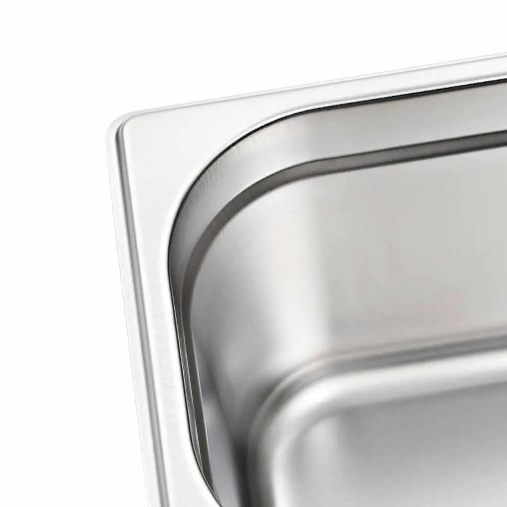 Gastronorm Containers Stackable GN 1/3 150 mm Steam Table Pans