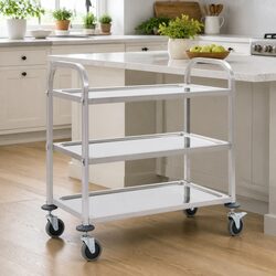 Friendly 3-Tier Kitchen Trolley for Your Everyday Needs