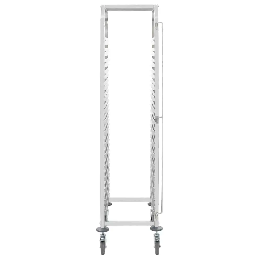 Kitchen Trolley Stainless Steel Frame 16 Tray Capacity