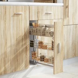 Your New 3-Tier Kitchen Organizer - Pull-Out Basket