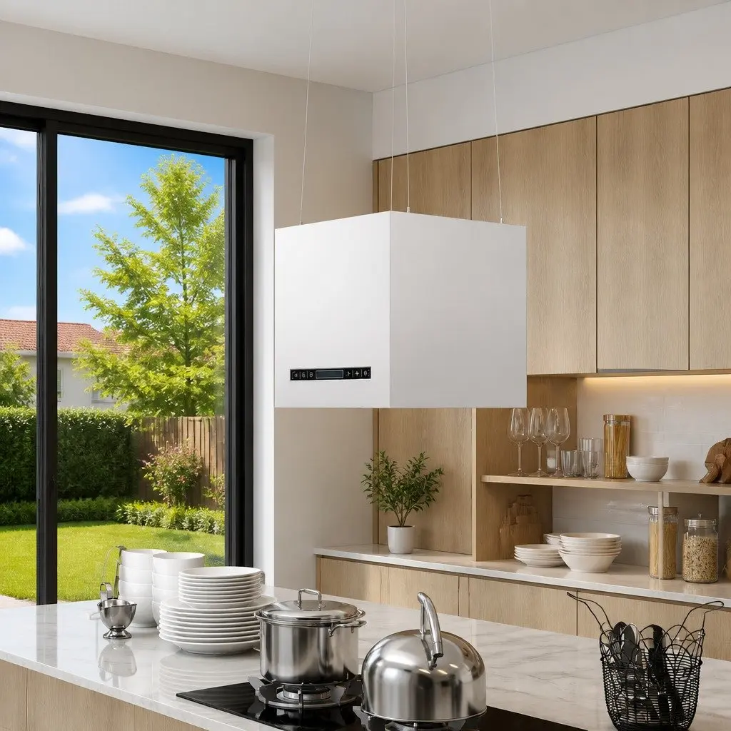 37cm Stainless Steel Island Range Hood