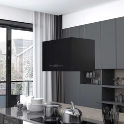 User-Friendly Island Range Hood 55 cm - Touch Controls