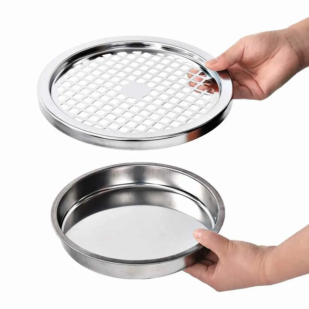 Ashtray Dustbin Stainless Steel 30L Silver Waste Bin