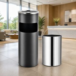 Your Perfect Grey Steel Ashtray Dustbin Awaits