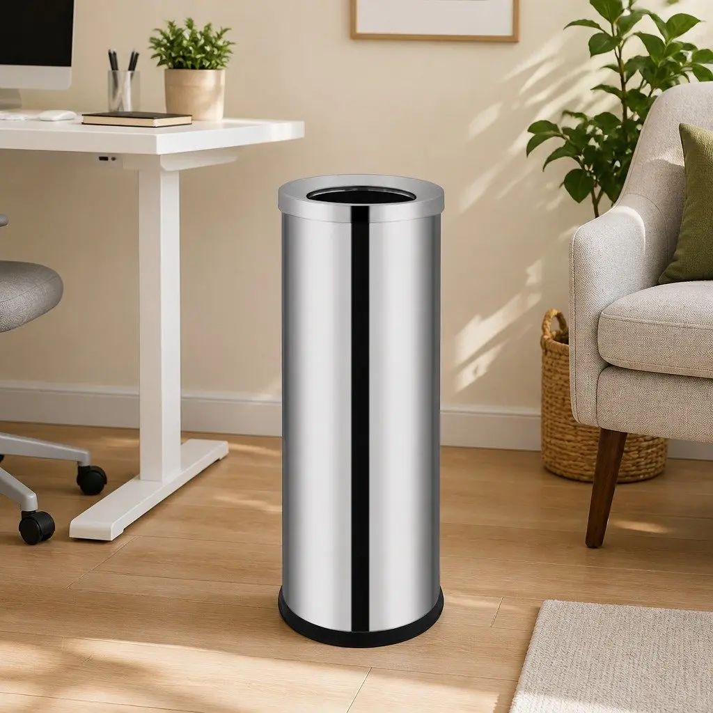 32L Stainless Steel Waste Bin