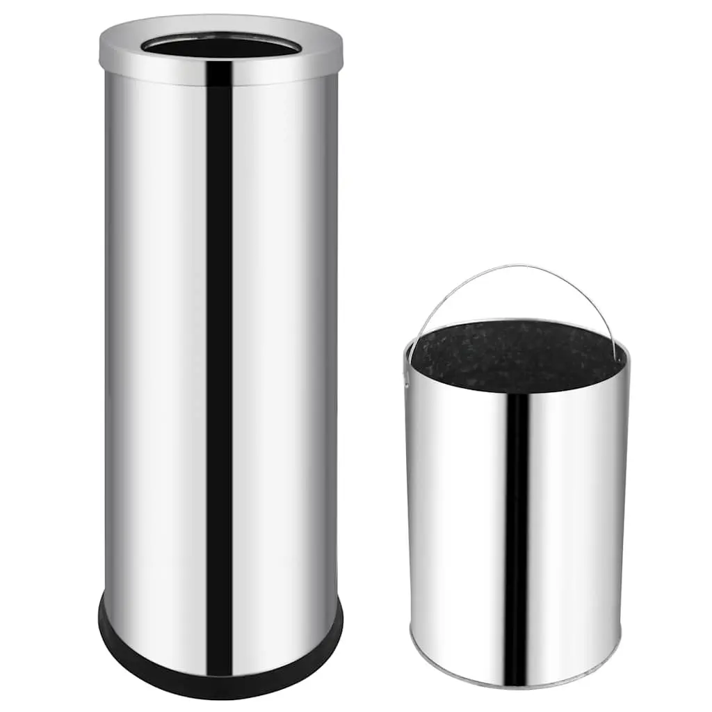 32L Stainless Steel Waste Bin