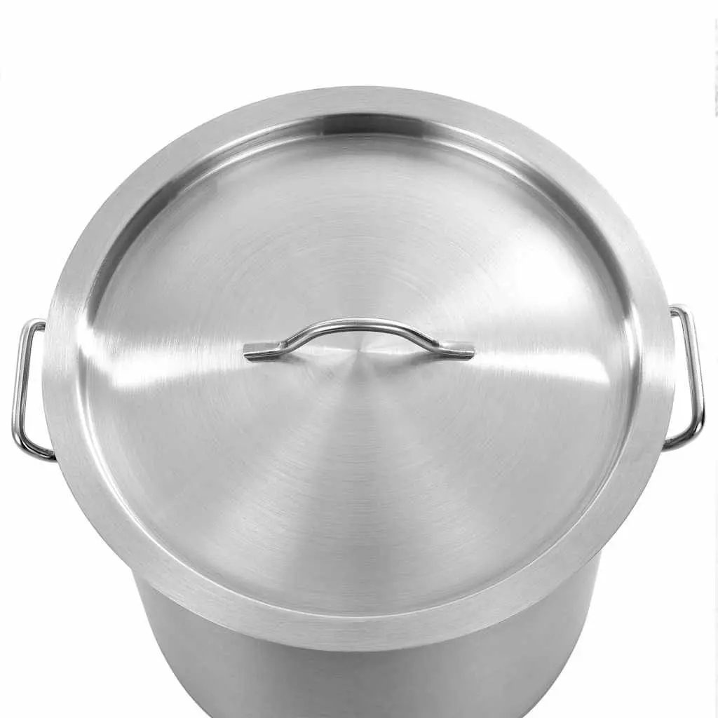Stock Pot Stainless Steel Large 35L