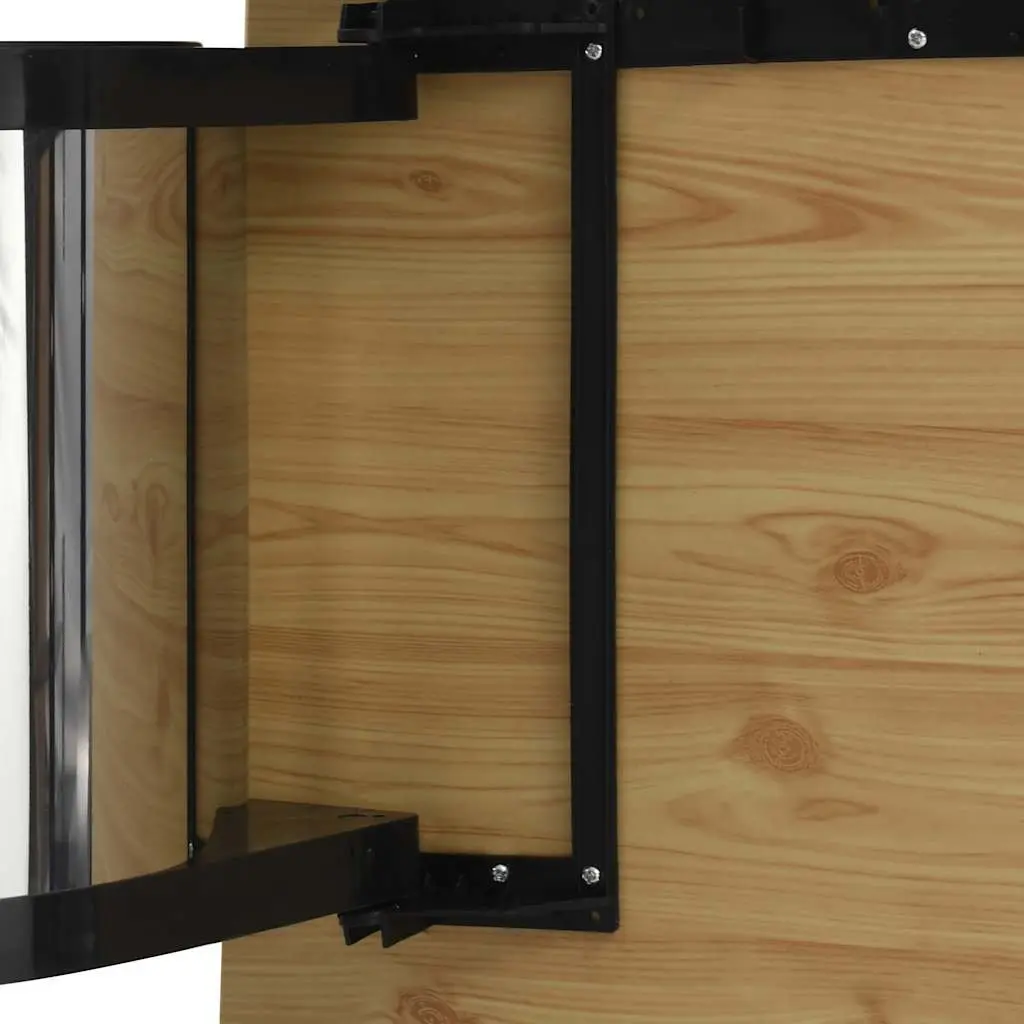 Built-in Kitchen Waste Bin 12L Silver Automatic Lid Cupboard Mount Rubbish