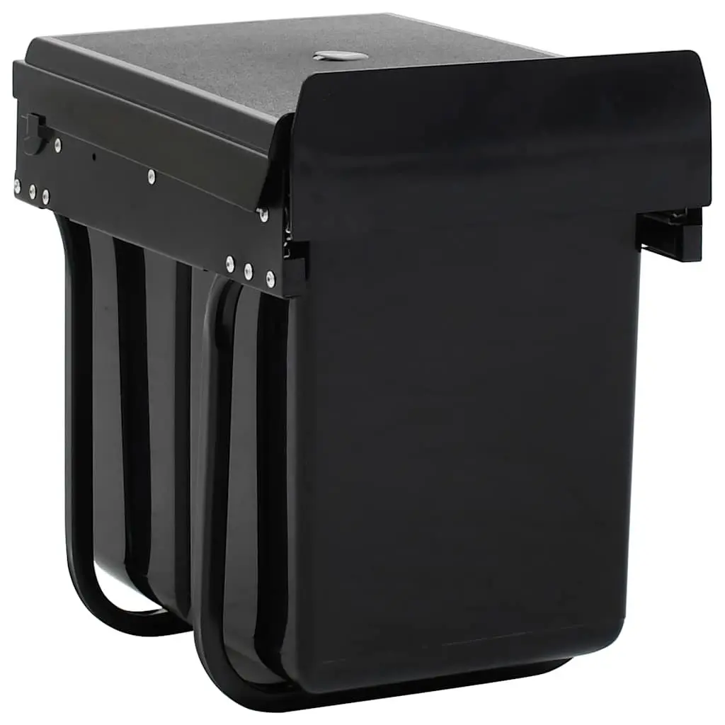 20L Black Kitchen Waste Bin