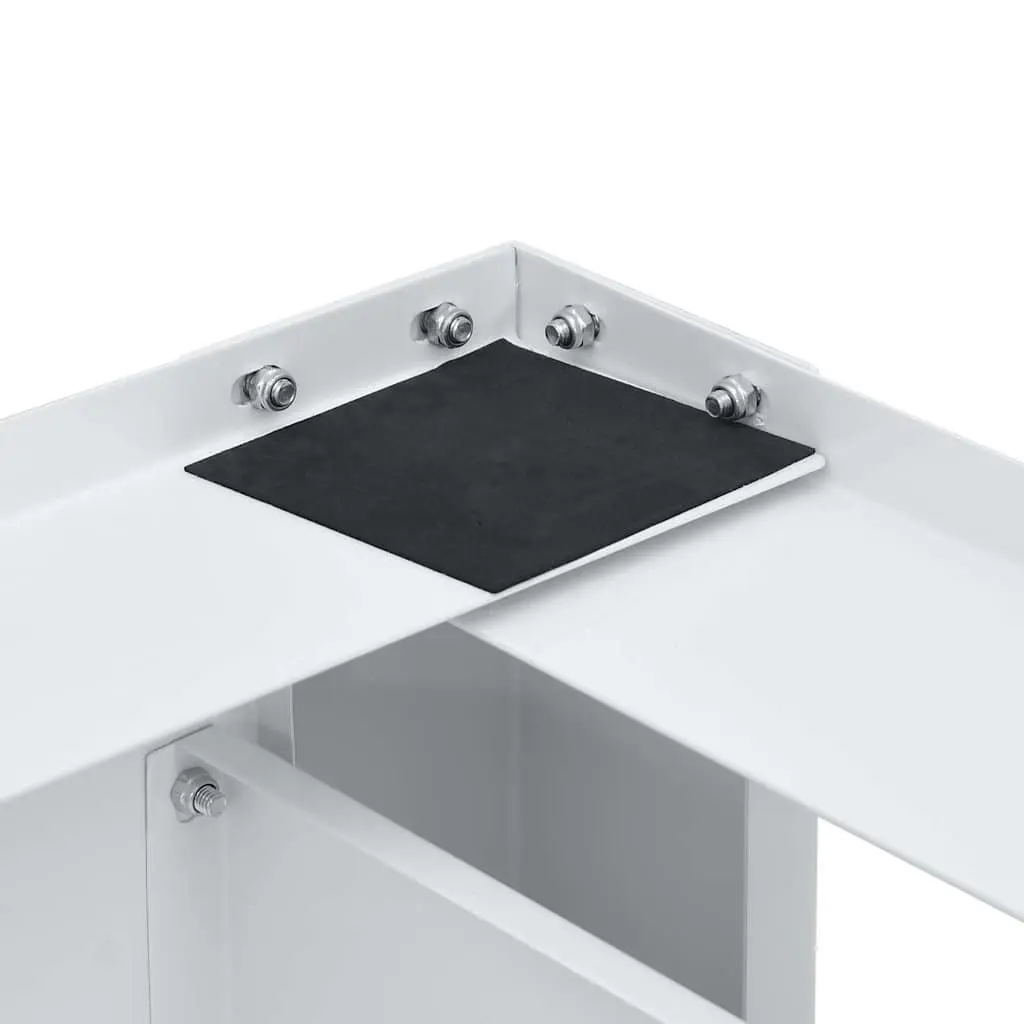Washer Dryer Pedestal Stand with Drawers White Storage 100 kg Capacity