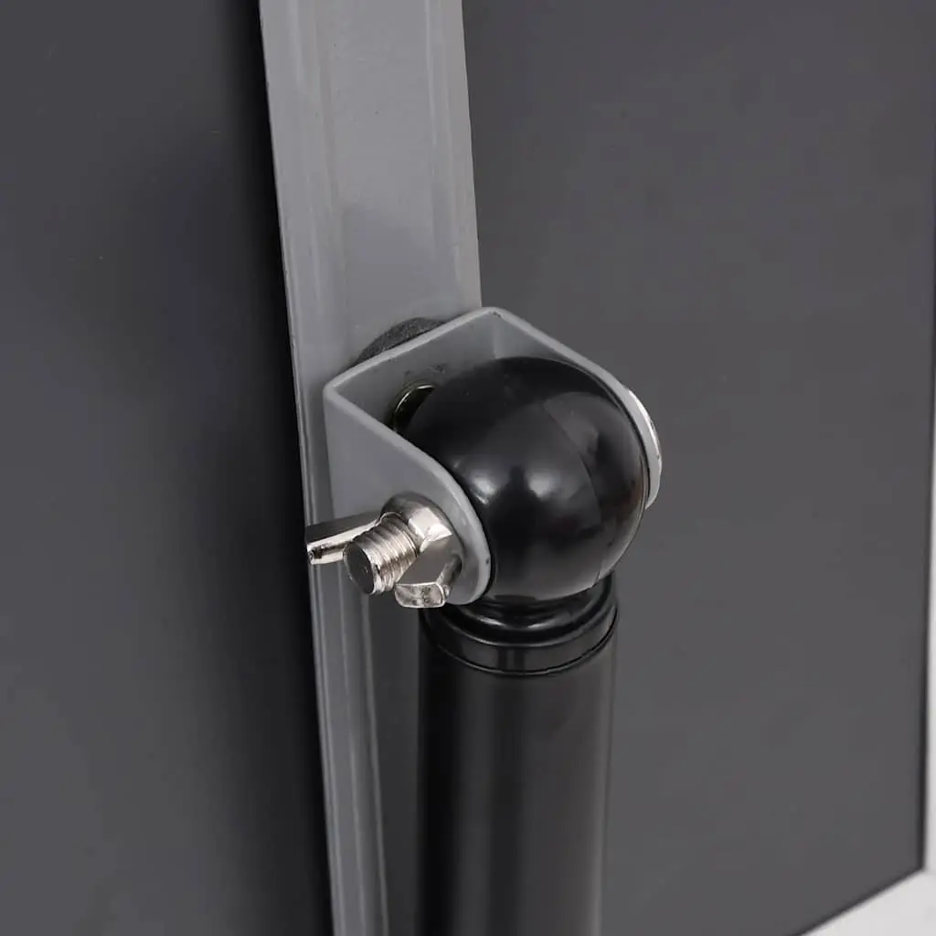 A3 Pedestal Poster Stand Floor Display Adjustable Black Aluminium Alloy Frame
