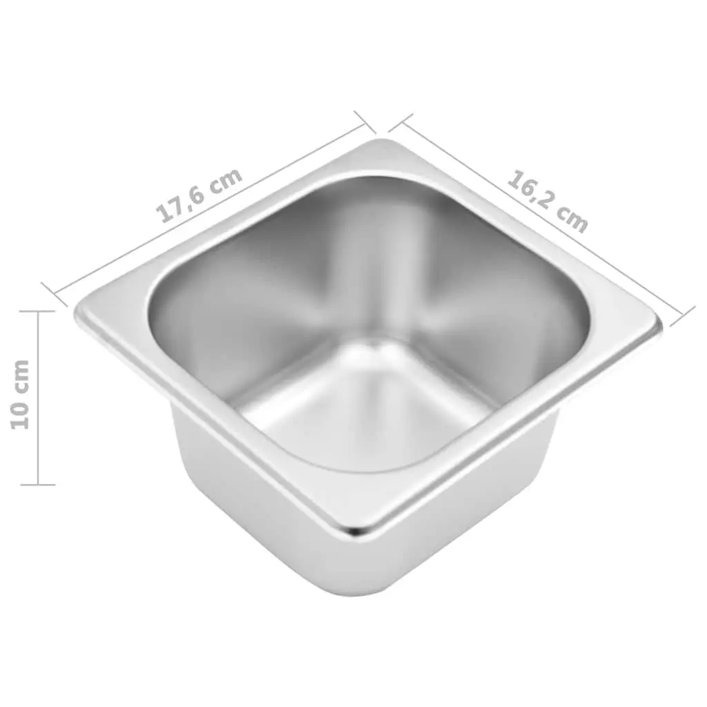 Gastronorm Container Holder Stainless Steel 5 GN 1/6 Pans