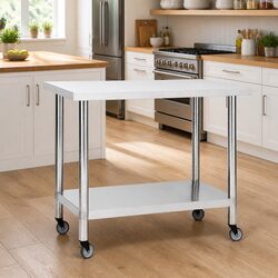 Your Friendly Mobile Work Table for Food Preparation
