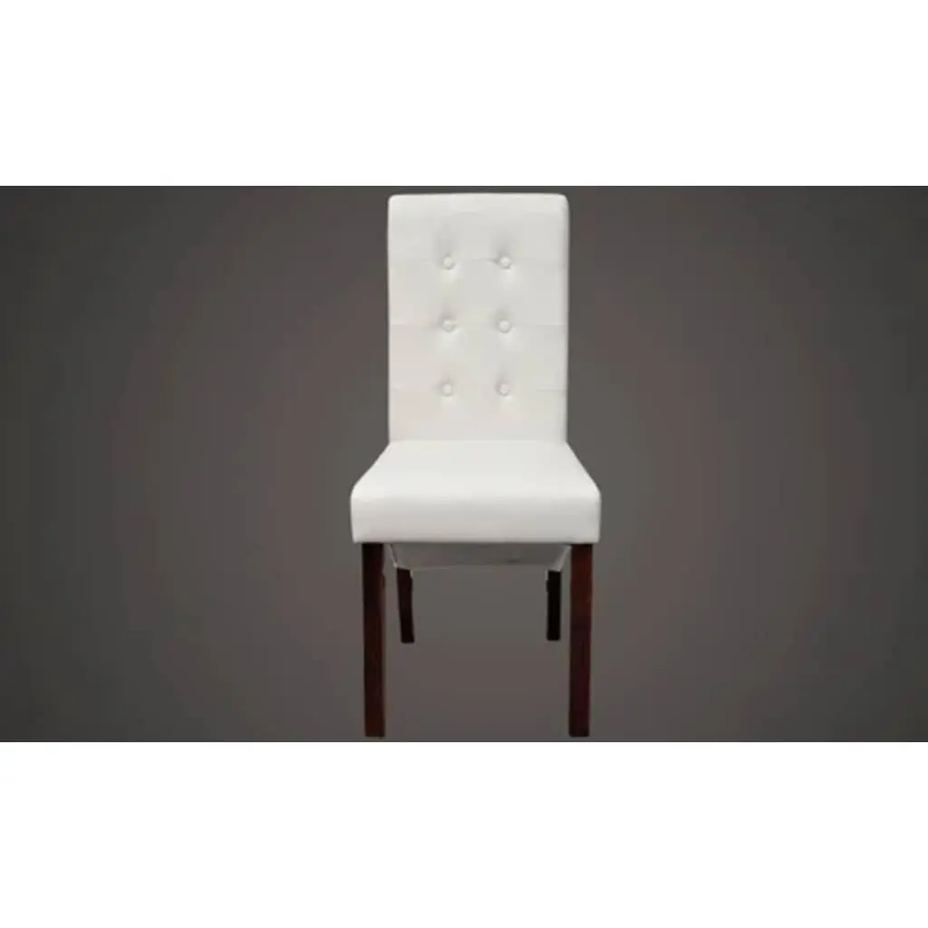 Dining Chairs Set of 2 in White