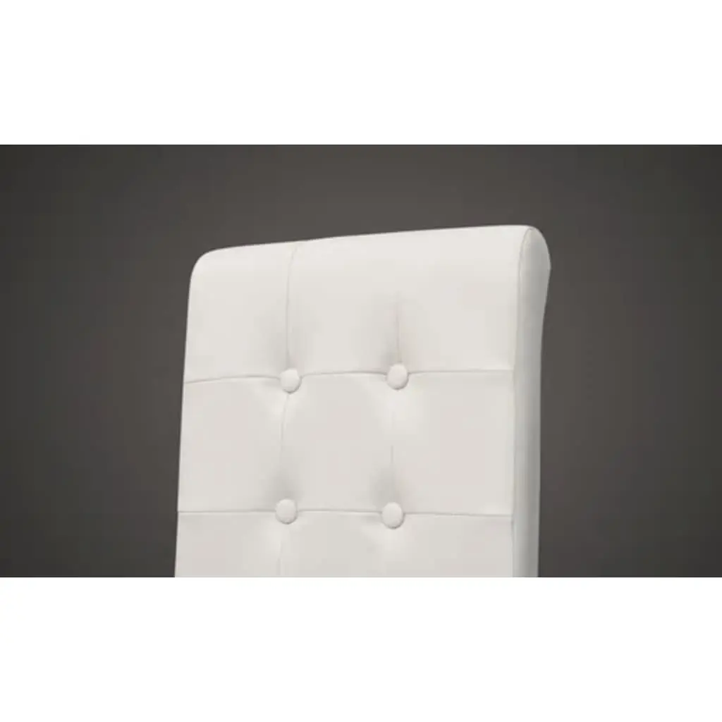 Dining Chairs Set of 2 in White