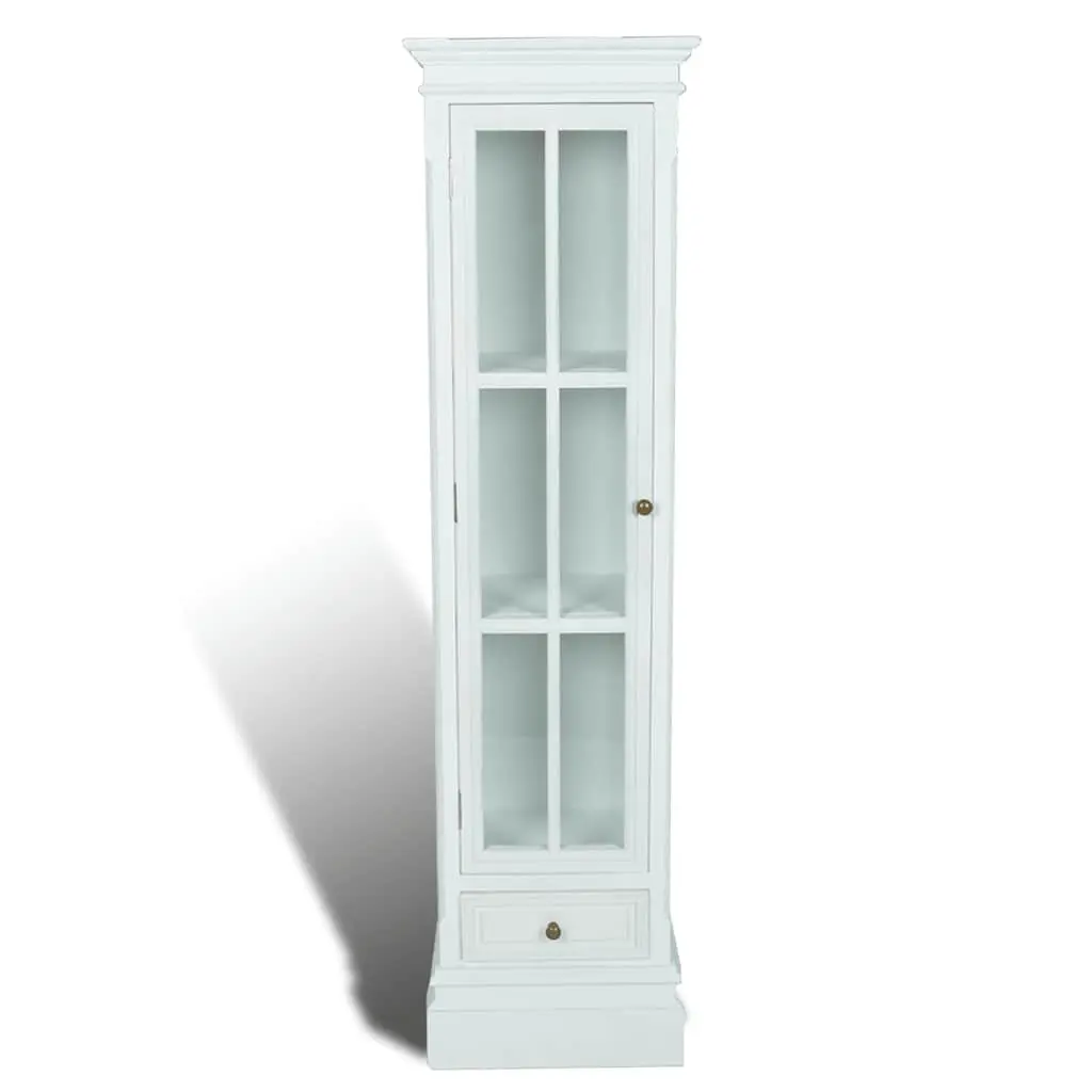 White Bookcase with Three Shelves