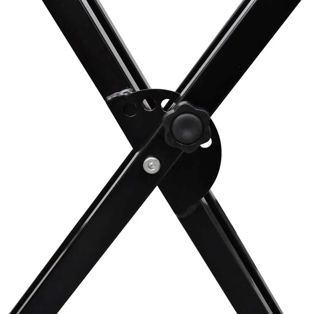 Adjustable Double Braced Keyboard Stand Heavy Duty X-Frame 5 Height Settings