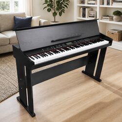 Friendly 88-Key Electronic Piano with Music Stand for You