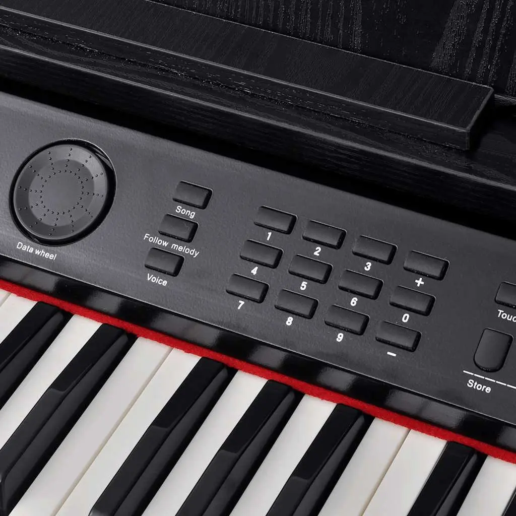 88-Key Digital Piano Keyboard with Pedals Built-in Sounds Demo Songs Effect