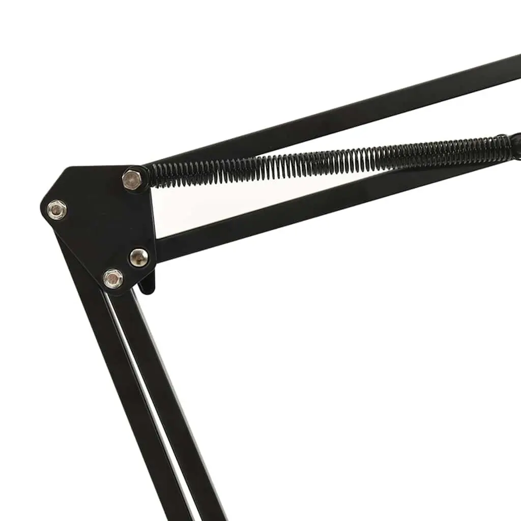 Microphone Stand Table Mounted Adjustable Scissor Arm Black Steel
