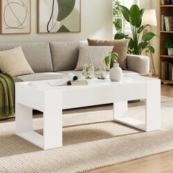 Your Ideal Coffee Table: White and Rectangular Design